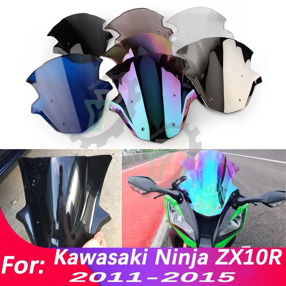 บังลม อุปกรณ์เสริม สําหรับรถจักรยานยนต์ Kawasaki Ninja ZX10R/ZX 10R 2011 2012 2013 2014 2015 10 R