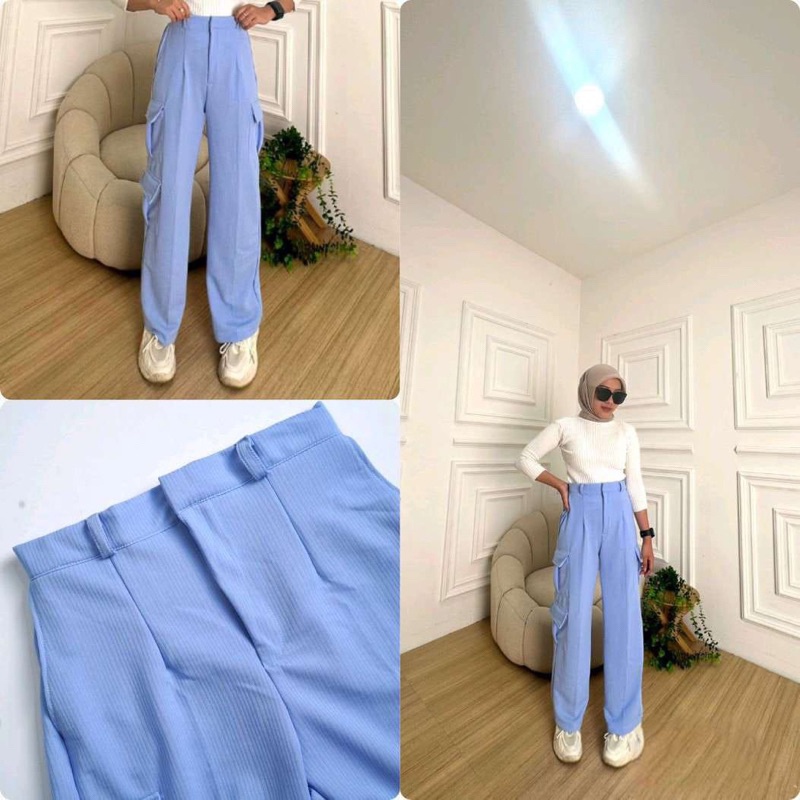 กางเกงคาร์โก้ Harmoni Zine