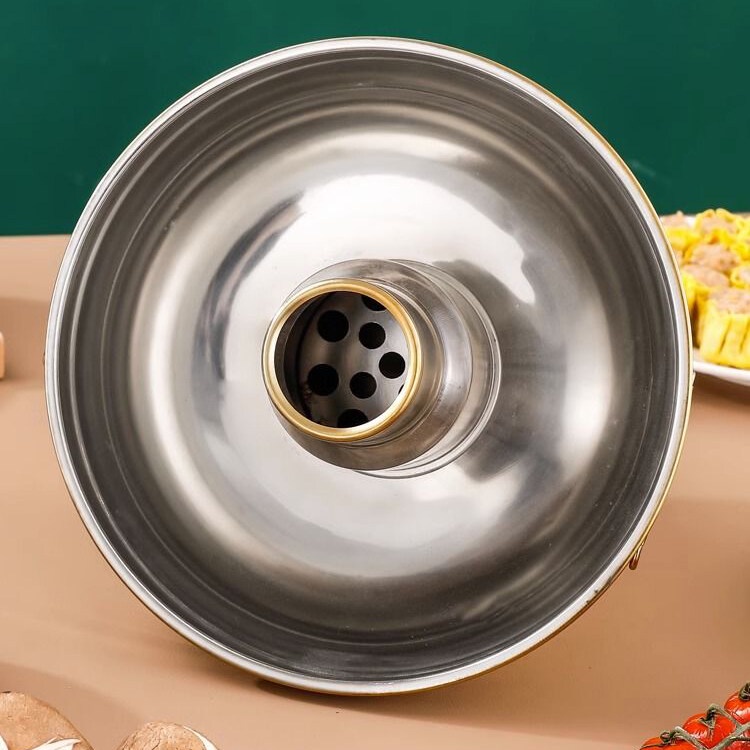 Utensils หม้อไฟ 20ซม สแตนเลส มีปล่อง ต้มยำ สแตนเลส หม้อใส่ต้ม หม้อใส่แกง - รูปที่ 6