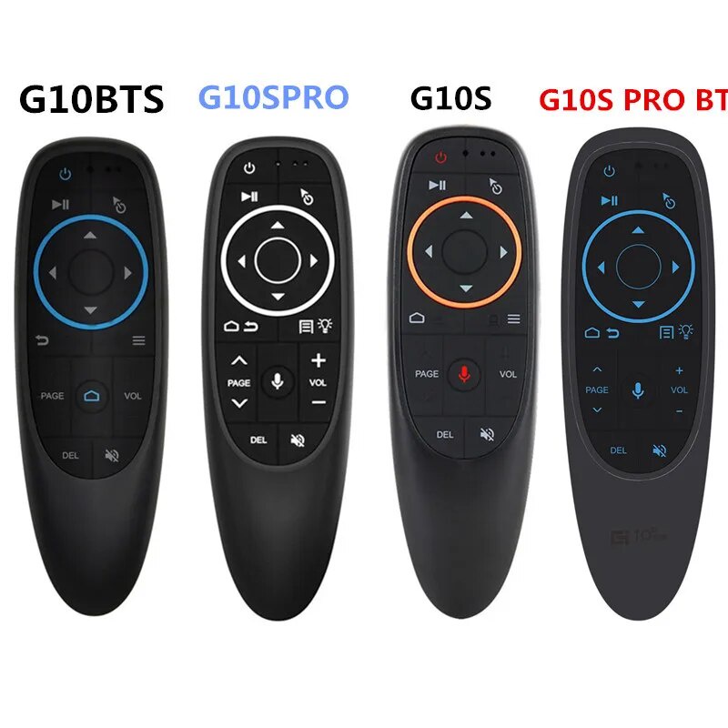 G10S Pro BT Air Mouse 2.4G Wireless Gyroscope Smart Remote Control With Voice IR Learning  for Andro