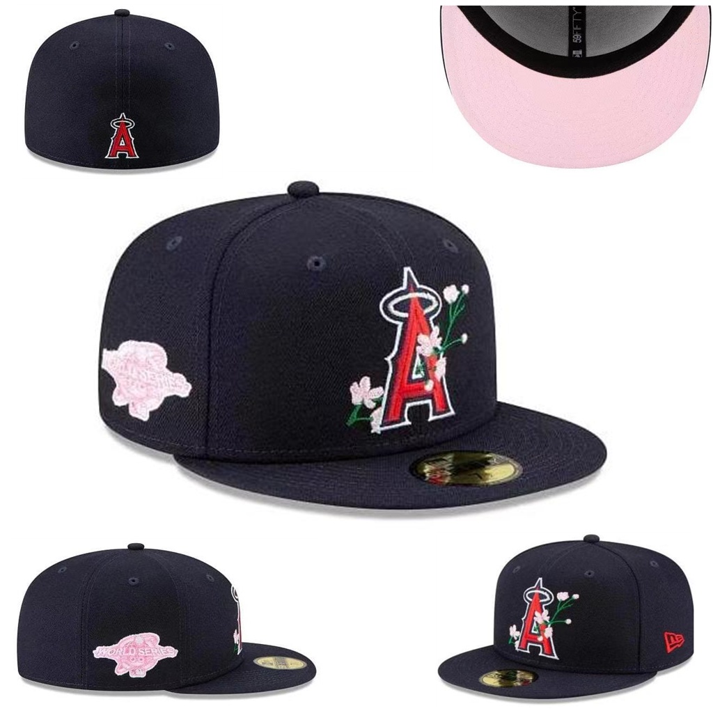 ใหม่ หมวกเบสบอล MLB Los Angeles Angels ปรับขนาดได้ สไตล์ฮิปฮอป แฟชั่นฤดูร้อน
