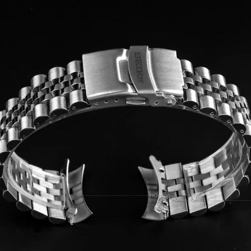 สายนาฬิกาข้อมือสเตนเลส 18 19 21 23 24 25 26 มม. สําหรับ Seiko Jubilee Oyster 20 มม. 22 มม.