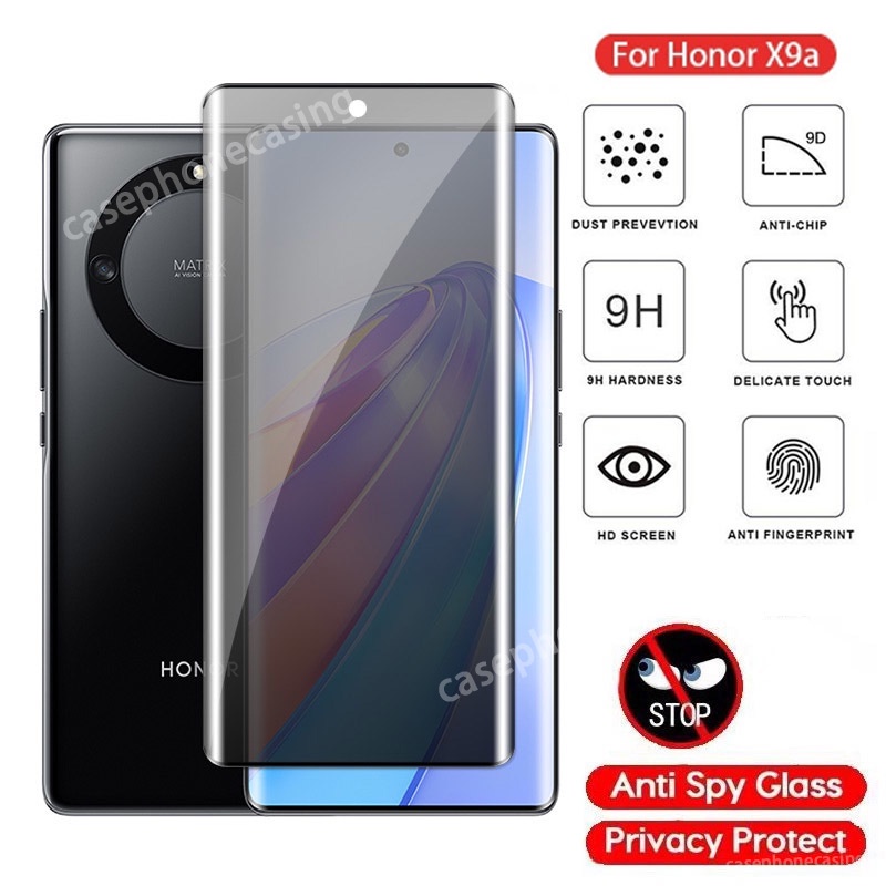 ฟิล์มกระจกนิรภัยกันรอยหน้าจอ 9H กันแอบมอง สําหรับ Honor X9A X9B X 9A 9B HonorX9B HonorX9A 5G 2023