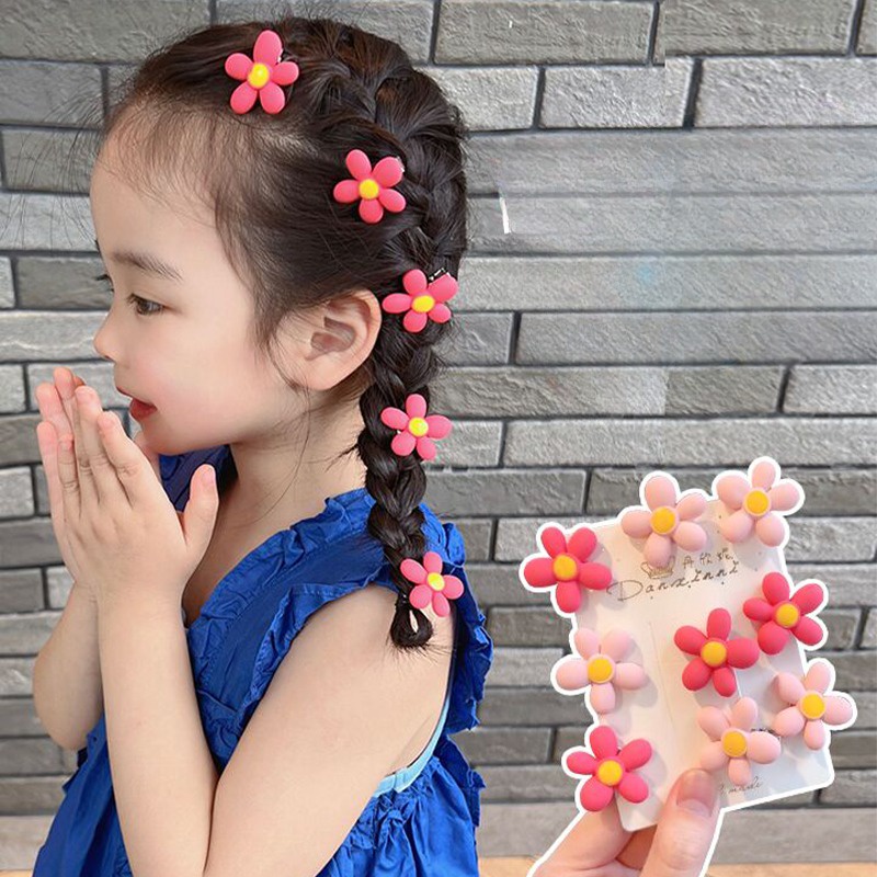 กิ๊บติดผมหน้าม้า กิ๊บปากเป็ด ดอกไม้สีชมพู น่ารัก หวานแหวว อุปกรณ์เสริม สําหรับเด็กผู้หญิง 1 ชิ้น