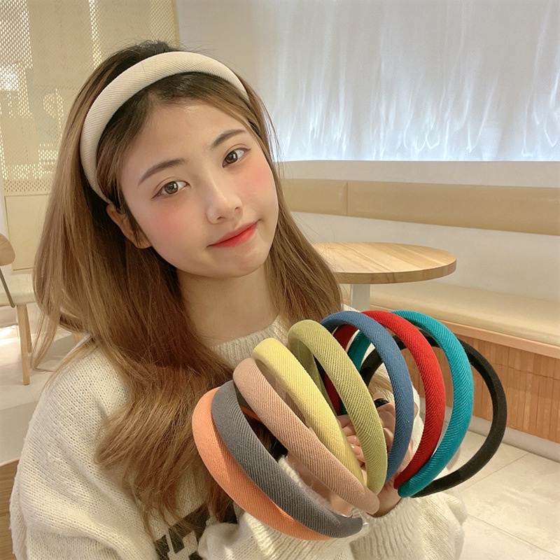 ที่คาดผม กันลื่น สีแคนดี้ แบบเรียบง่าย แฟชั่นเกาหลี สําหรับเด็กผู้หญิง จํานวน 3 ชุด - รูปที่ 3