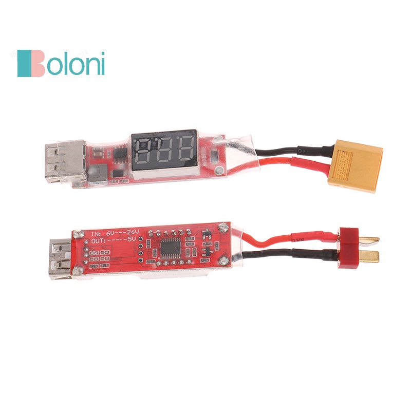 [Boloni] 2s-6s Lipo Lithium XT60 / T Plug To USB Charger Converter ใหม่