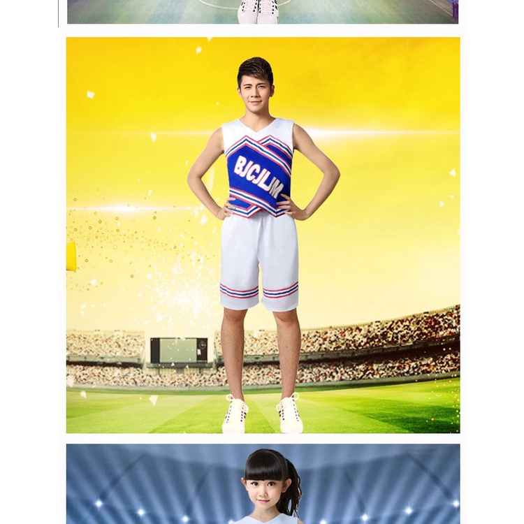 (พร้อมส่ง) ชุดเชียร์ลีดดิ้ง เครื่องแต่งกาย สําหรับทํากิจกรรมในโรงเรียน - รูปที่ 5