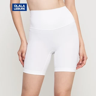 OLALA LEISURE กางเกงไซส์ใหญ่สําหรับผู้หญิง ขาสั้น เหมาะสําหรับการวิ่ง กล้ามเนื้อกายสําหรับการออกกำลังกาย