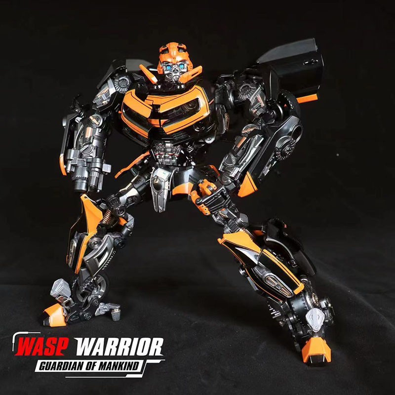 Bb-01 หุ่นยนต์แปลงร่างผึ้ง สีดํา Chevrolet WW01 Wasp Warriors BB02 WW-01B