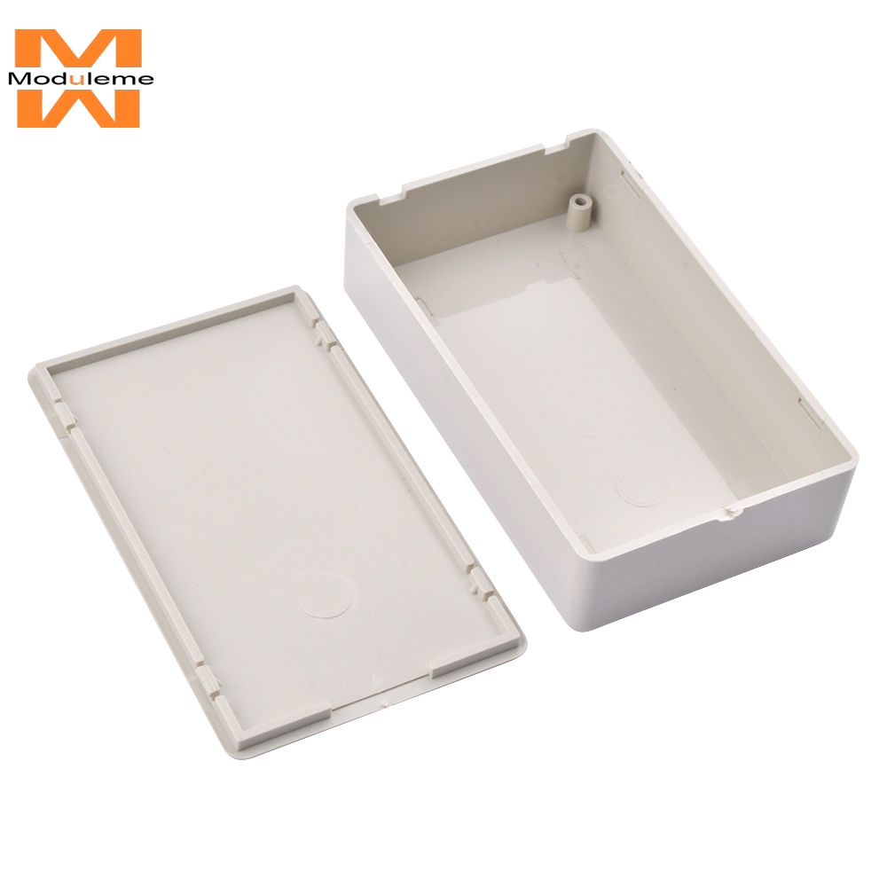 กล่องพลาสติก ABS กล่องไฟฟ้า สีขาว DIY กล่องแยกไฟฟ้า 3.94x2.36x0.98 นิ้ว (100X60 x 25 มม.)