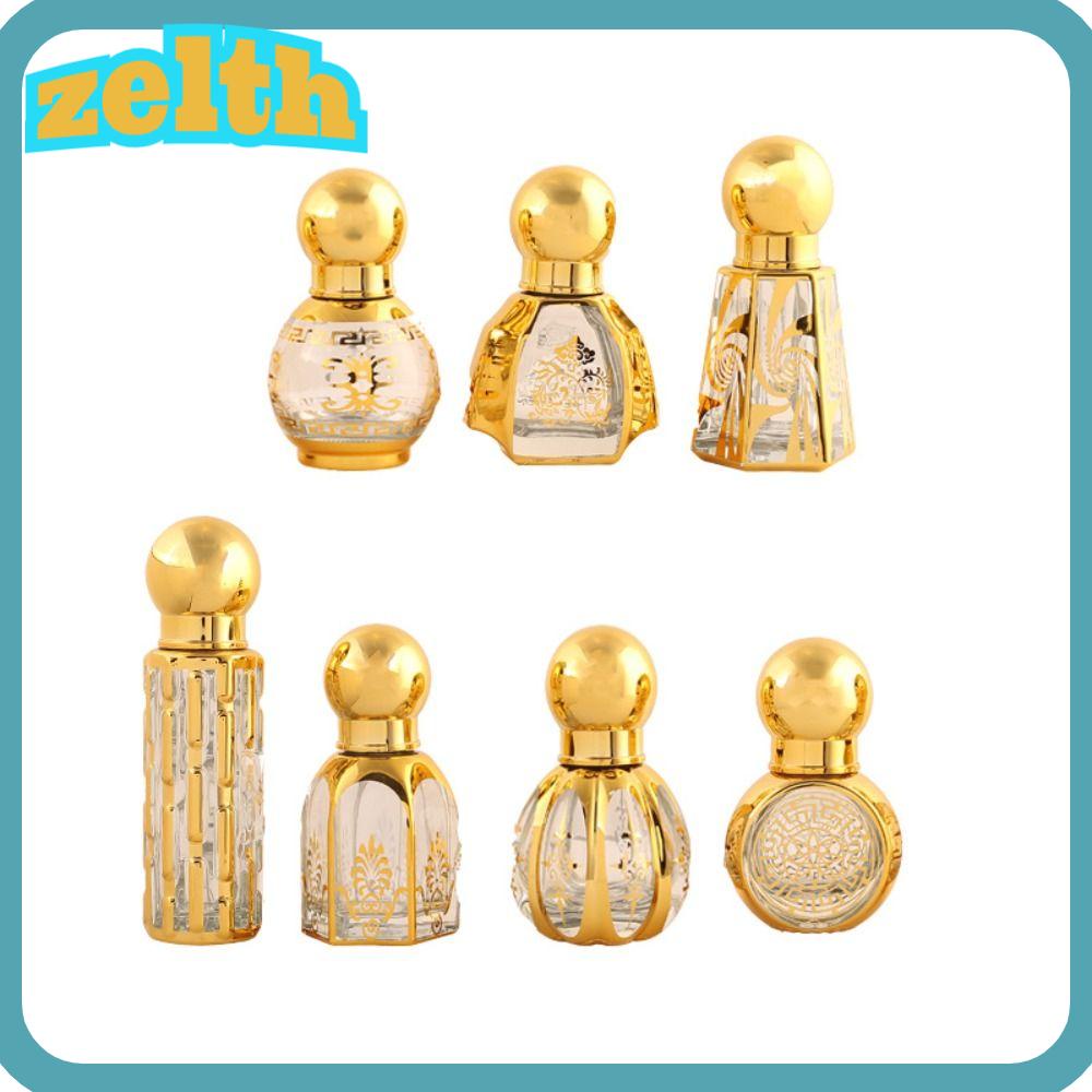 Zelth ขวดน้ําหอมเปล่า แบบรีฟิล พร้อมลูกกลิ้งสติกเกอร์