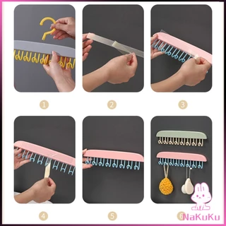 NKK ไม้แขวนเสื้อ พลาสติกแบบยาว ประหยัดพื้นที่ clothes hanger
