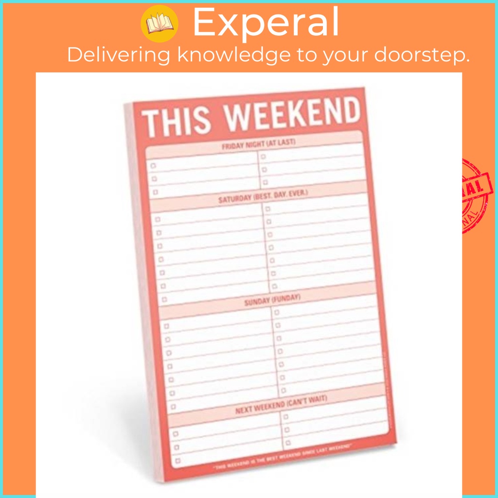 KNOCK KNOCK THIS WEEKEND PAD โดย KNOCK KNOCK (ฉบับสหราชอาณาจักรปกอ่อน)