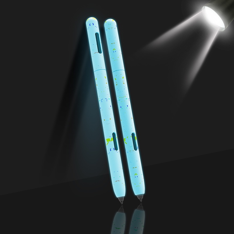 SAMSUNG เคสซิลิโคนเรืองแสง สร้างสรรค์ กันลื่น สําหรับ Galaxy S Pen Tab S9 S8 S7 FE S6 Lite Plus