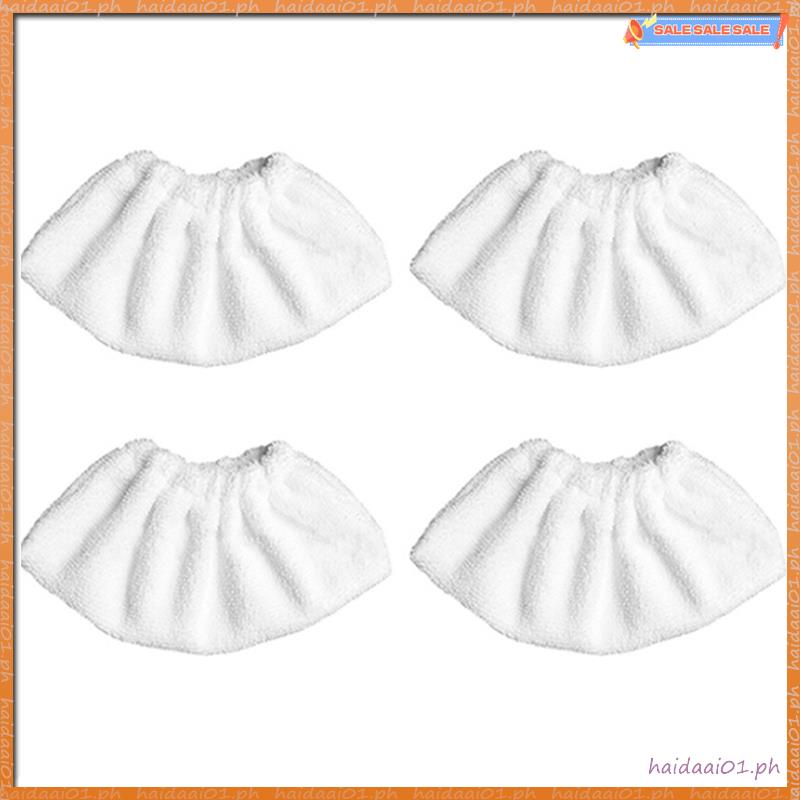 Haidaai01.ph * 4PCS ผ้าทําความสะอาดหน้าต่างครอบคลุมผ้าสีขาวสเปรย์ทําความสะอาดกระจกผ้าสําหรับ KARCHER