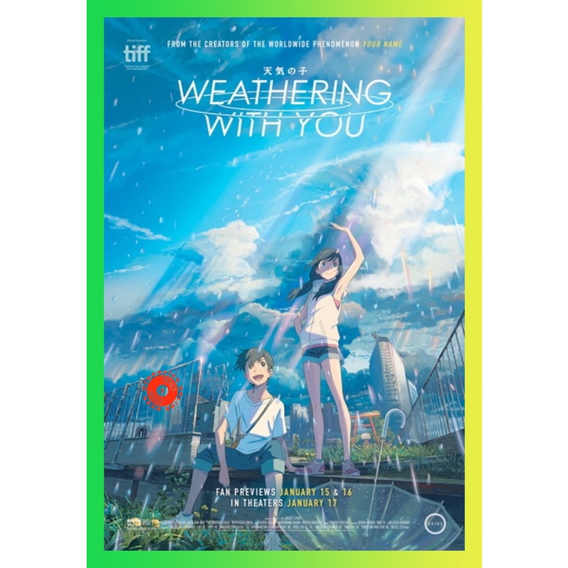 NEW DVD Weathering with You (2019) ฤดูฝัน ฉันมีเธอ (เสียง ไทย/ญี่ปุ่น ซับ ไทย/อังกฤษ) DVD NEW Movie