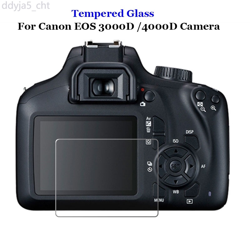 For Canon EOS 3000D 4000D Camera Anti-Scratch Clear Tempered Glass 9H 2.5D LCD Screen Protector Exp