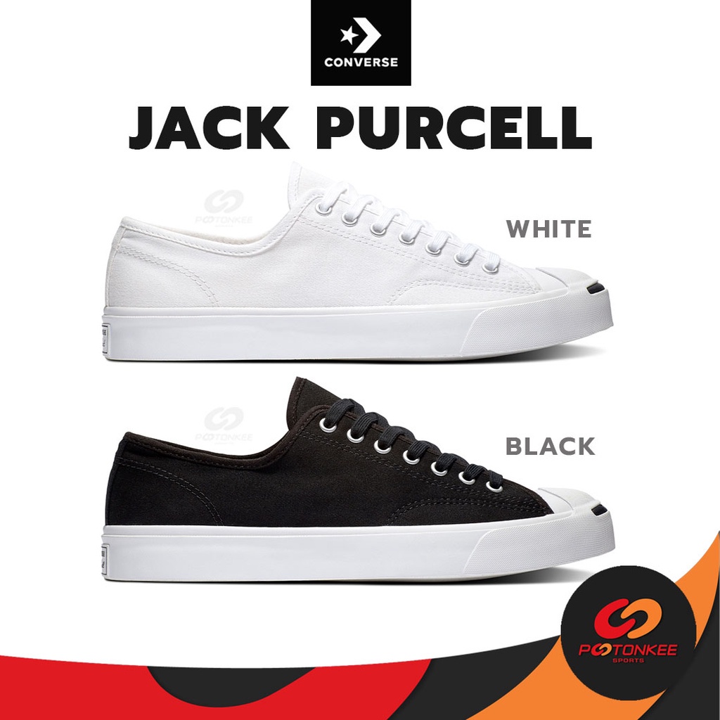 (แท้100%) CONVERSE Jack Purcell ลิขสิทธิ์แท้! รองเท้าคอนเวิร์ส รองเท้าผ้าใบ