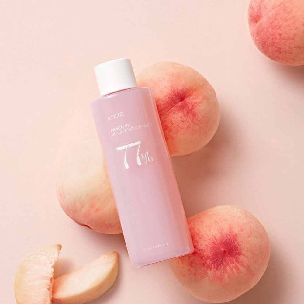 ANUA Peach 77% Niacin Essence Toner 250ml Lotion Exfoliation Pore Care Moisturizing Skin Tone Care Sensitive Skin Dry Skin Skin Skin Care