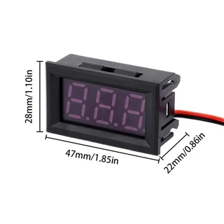 แผงโวลต์มิเตอร์วัดแรงดันไฟฟ้าดิจิทัล AC 70V-500V LED AC 110V 220V 230V 380V