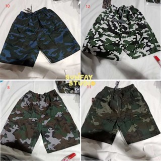 กางเกงสามส่วนกางเกงขาสั้น ลายพราง สําหรับเด็กผู้ชาย