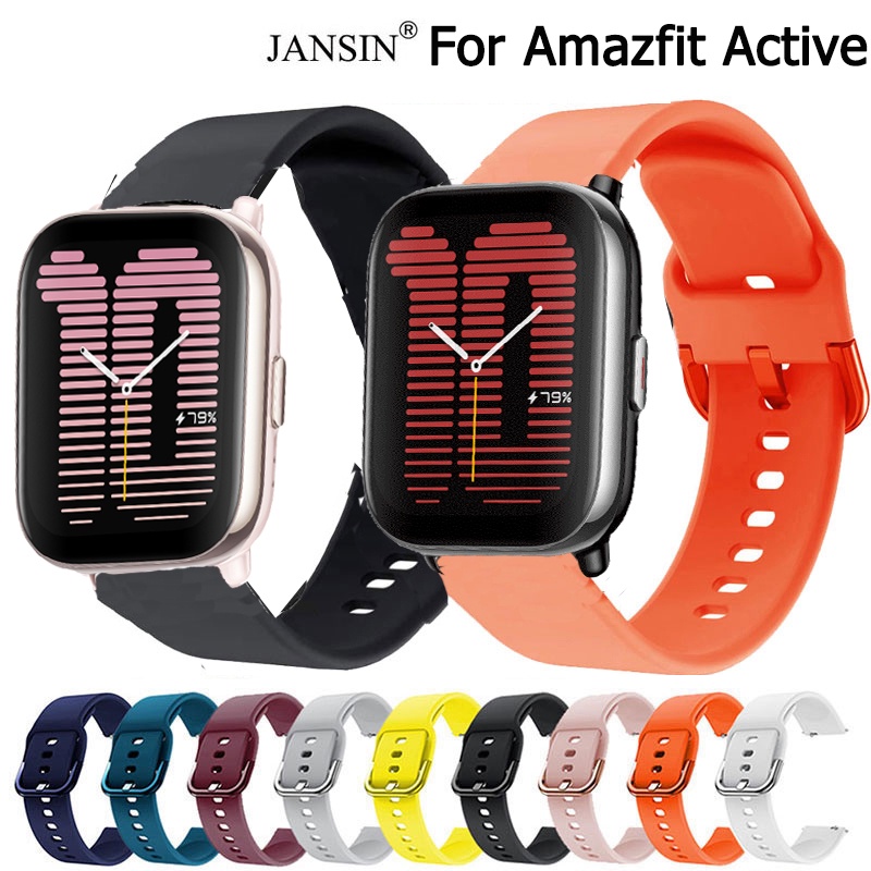 สายนาฬิกาข้อมือซิลิโคน Amazfit Active สําหรับ Sport amazfit active