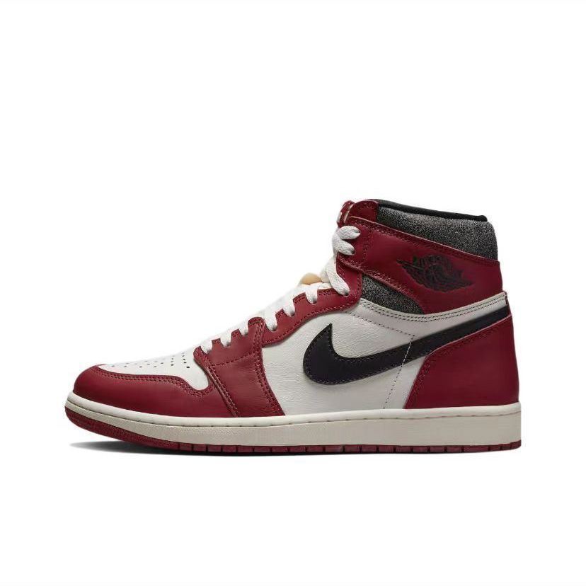 Nk AJ Air Jordan 1 Chicago Retro Basketball Shoes for Men and Women Low cut classic shoes for with