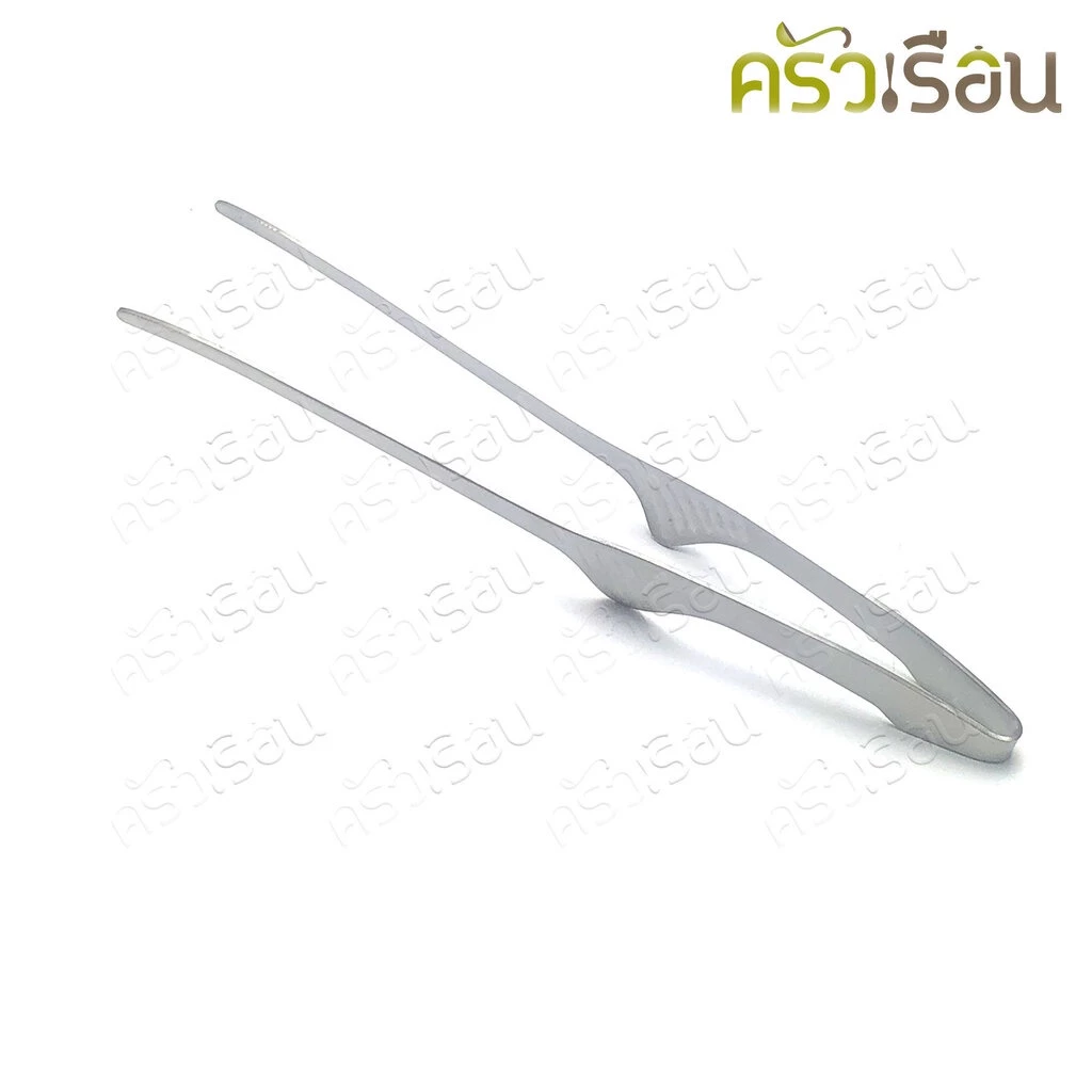 SB ที่คีบเนื้อ BBQ ทรงญี่ปุ่น ปลายตรง สเตนเลส CP201 [ ที่คีบ คีบอาหาร ]