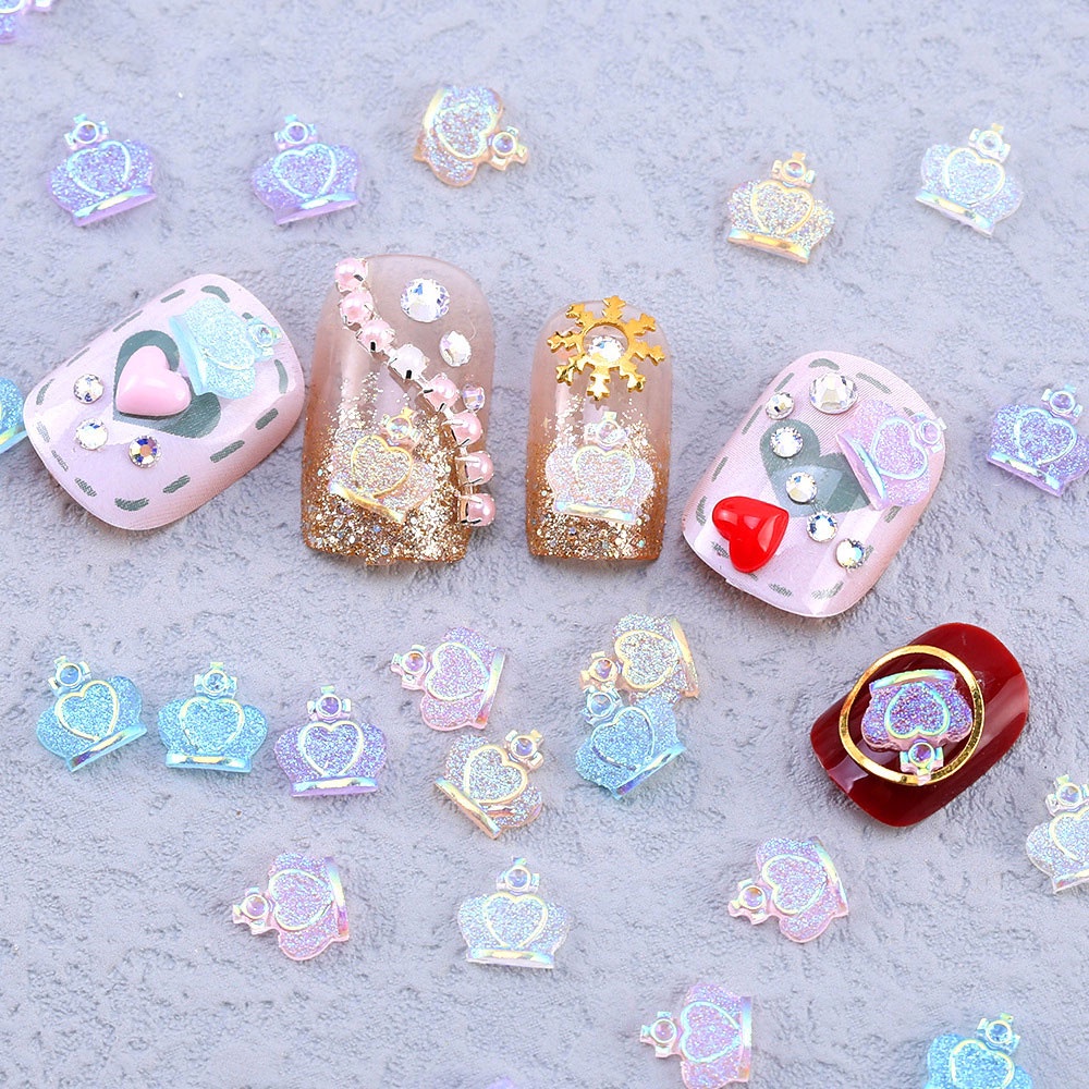 อุปกรณ์ตกแต่งเล็บ รูปอมยิ้ม หมี โบว์ ผลไม้ DIY KOUDAN - รูปที่ 4