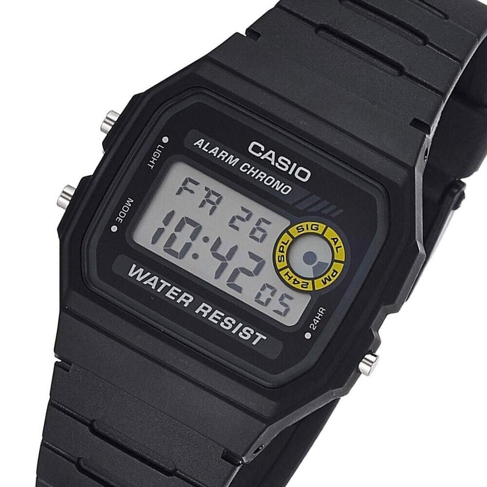 Casio นาฬิกาข้อมือดิจิทัล LED เรซิน เรืองแสง พร้อมนาฬิกาจับเวลา ฟังก์ชั่นปลุก สําหรับผู้ชาย และผู้หญ