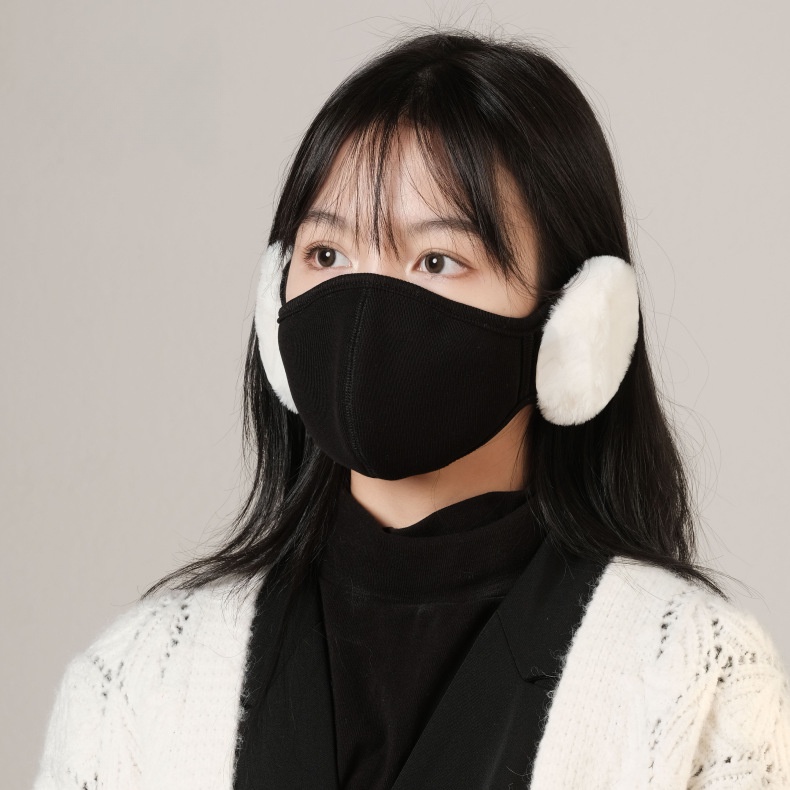2-in-1 หน้ากากปิดหู กันลม ให้ความอบอุ่น ไร้แรงกด กันลม เหมาะกับฤดูหนาว สําหรับขี่รถจักรยานยนต์กลางแจ้ง