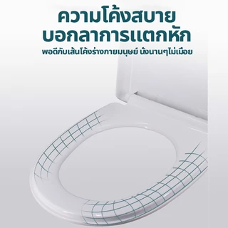 💥ของแท้ 100%💥ฝารองนั่งชักโครกฝาปิดค่อย รองชักโครก ทรงกลม ทรงรี ทรงยาว ใช้ได้ทุกยี่ห้อ ฝารองนั่งชักโครก