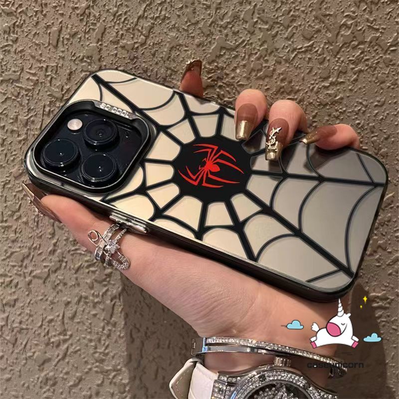 เคสโทรศัพท์มือถือ แบบนิ่ม ลายการ์ตูนงู และแมงมุม หรูหรา สําหรับ IPhone 7Plus 14 12 15 11 13 Pro Max XR 7 8 Plus X XS Max SE 2020