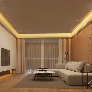 ไฟเส้น ไฟสายยาง LED Strip220V สีวอร์ม 30M 50M 100M ซ่อนฝ้า ตกแต่ง ต่อไฟบ้าน ตัดได้ทุก1M กันน้ำ
