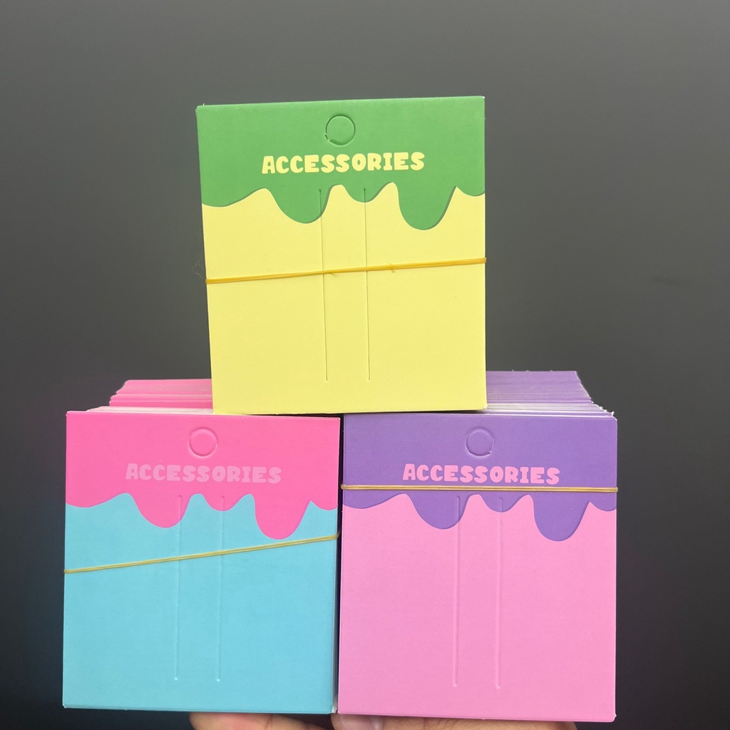 100pcs ผลิตภัณฑ์ใหม่ dopamamine แผงผมติดครีมคลิปหนีบบัตรไอศกรีม diy รู้สึกเหมือนแขวน