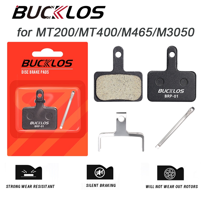 Bucklos ผ้าเบรกเรซิ่น โลหะ MT200 M8020 M6100 สําหรับ TRP TEKTRO Shimano B01S