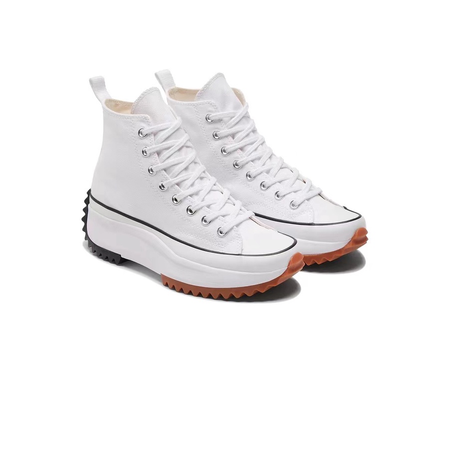 CLASS A CONVERSE Converse official Run Star Hike thick-soled canvas sneakers small white shoes สบาย
