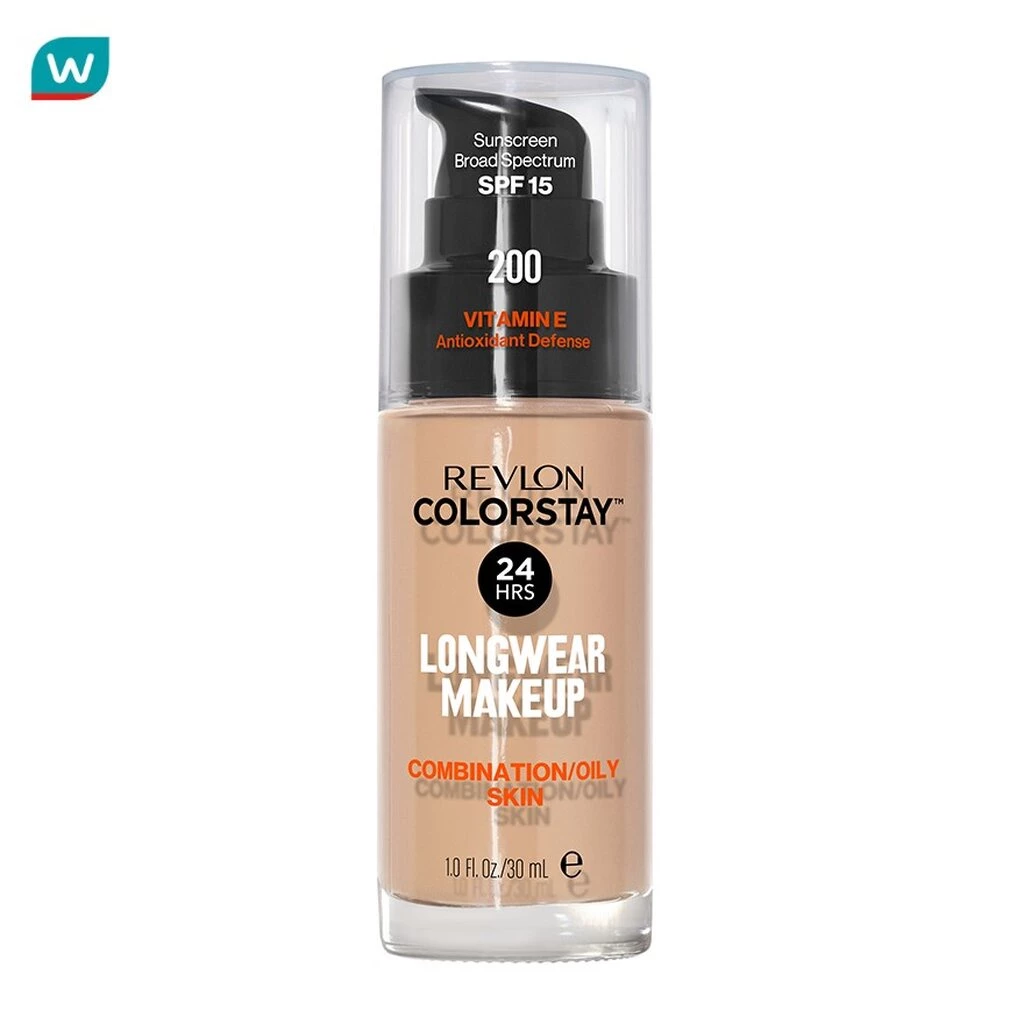 Revlon เรฟลอน คัลเลอร์สเตย์ เมคอัพ ฟาวน์เดชั่น 30 มล. 200 นู้ด