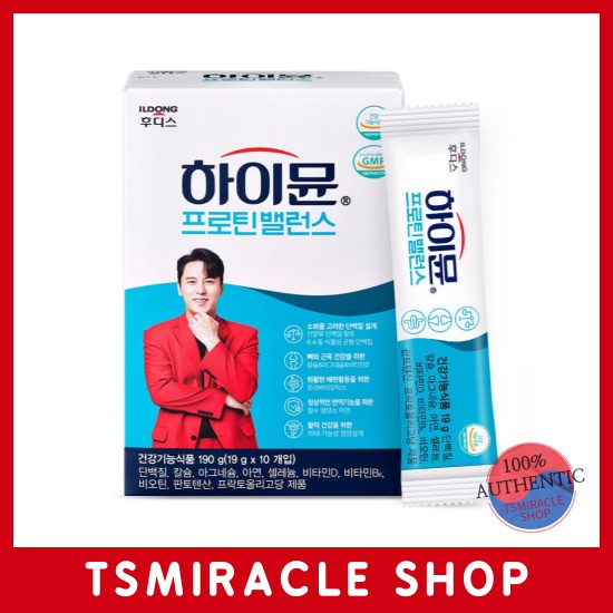 Ildong foodis Hymune โปรตีนสมดุลโปรตีนผง 19g 10Sticks นมแพะผงภูมิคุ้มกันสุขภาพกระดูก Gut สุขภาพโปรตีน Shake