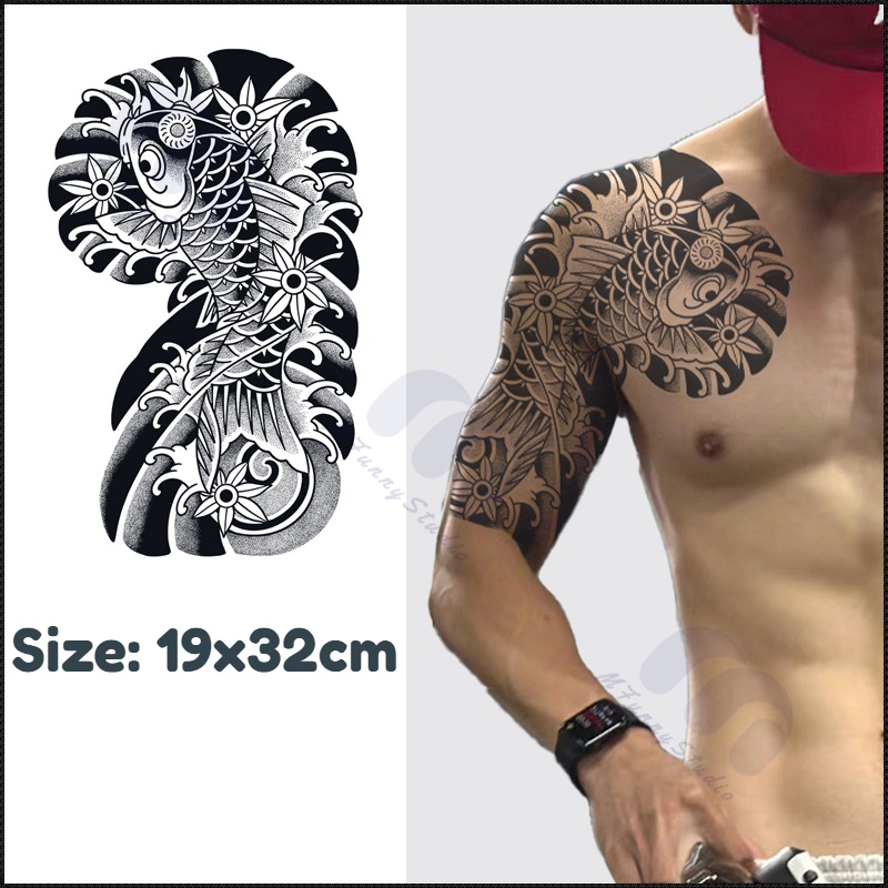 【MF Magic Tattoo】สติกเกอร์รอยสักชั่วคราว กึ่งถาวร กันน้ํา ติดทนนาน 15 วัน