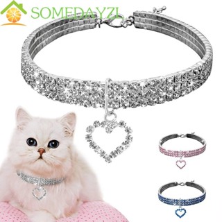 Somedayzl ปลอกคอสัตว์เลี้ยง จี้น่ารัก แวววาว สําหรับลูกสุนัข…