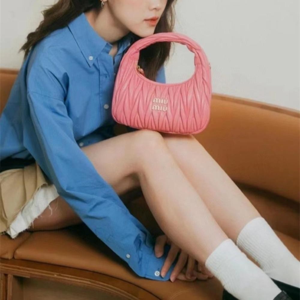 Tonfashion กระเป๋าถือ กระเป๋าสะพายไหล่ หนังแกะ จับจีบ หรูหรา สไตล์คลาสสิค