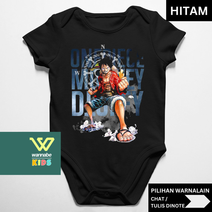 ANIME ONE PIECE 3 Baby Jumper เสื้อผ้าเด็ก 0-12 เดือน Premium Baby Rompers