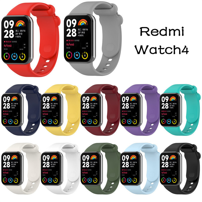 สายนาฬิกา Xiaomi redmi watch 4 สาย สายซิลิโคน เปลี่ยนได้ สีสันสดใส สําหรับ Xiaomi redmi watch4