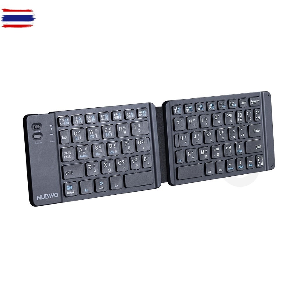Nubwo NKB108 คีย์อร์ดพัได้  Bluetooth เชื่อมต่อแ 67 Keys lovezycom
