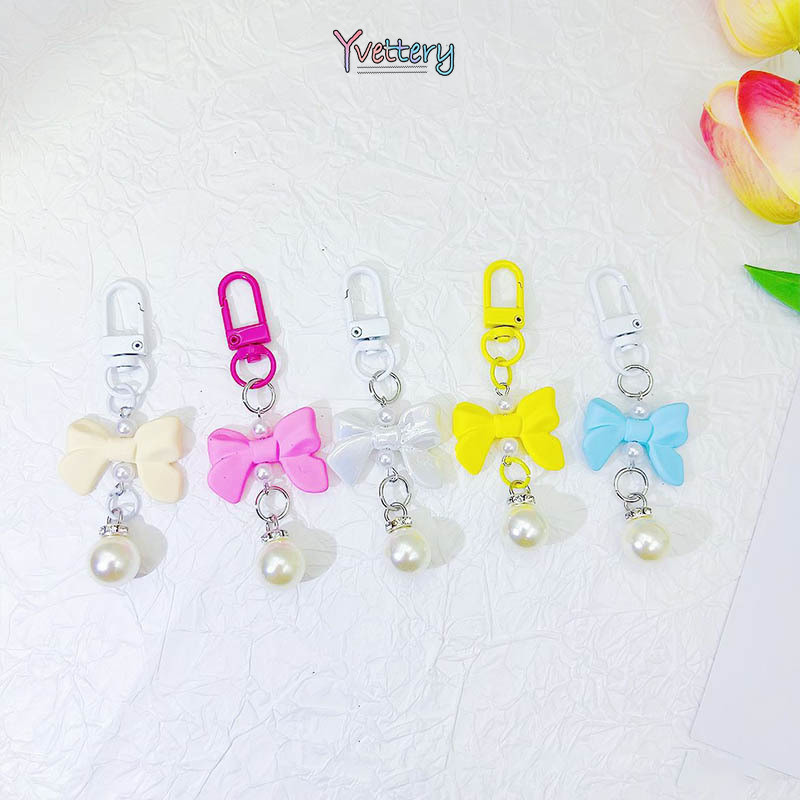 ร้านค้าไทย🔥พวงกุญแจ จี้โบว์ สีแคนดี้น่ารัก Y2K น่ารัก สไตล์เกาหลีแฟชั่น สําหรับห้อยกระเป๋า สําหรับนักเรียนหญิงCOD - รูปที่ 3