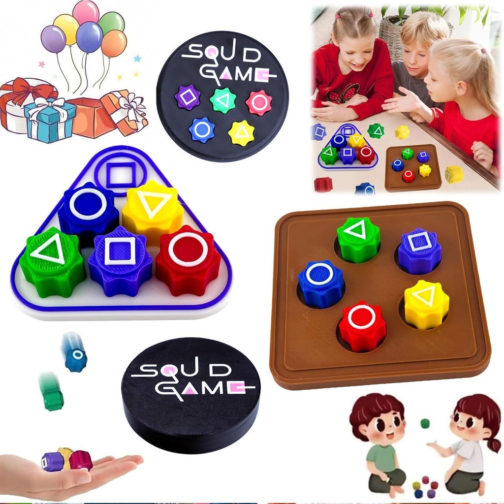 เกมส์ปลาหมึกหินกองกี 2 เกมดั้งเดิมของเกาหลี Gonggi Jack Stone Squid Games Catch Stones Game