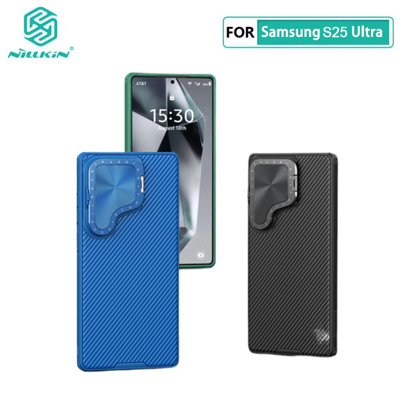 เคส Samsung S25 Ultra NILLKIN CamShield Prop แม่เหล็กชาร์จเลนส์สําหรับ Samsung Galaxy S25 Ultra