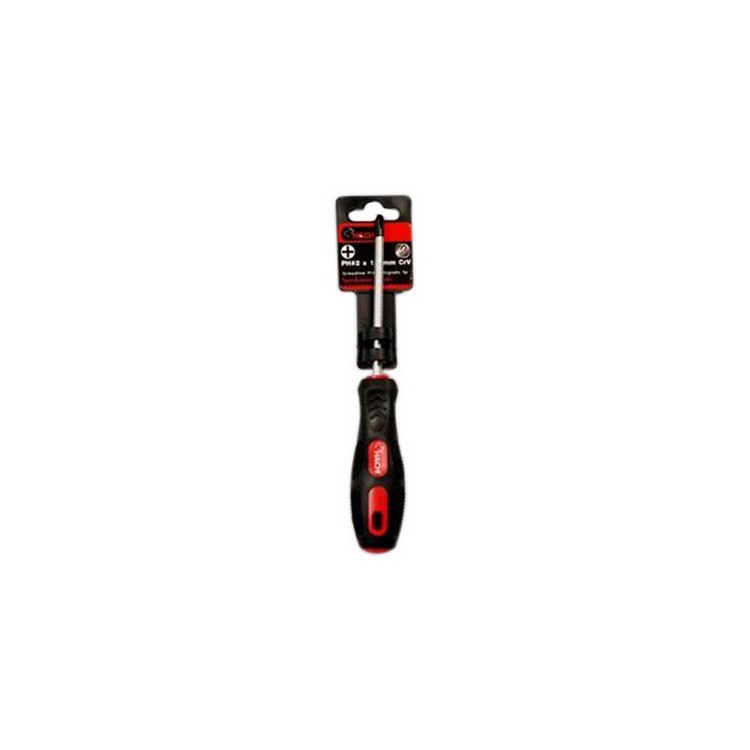 ไขควง หัวแฉก HACHI 4" | HACHI | 8858933800271 ไขควง เครื่องมือช่าง เครื่องมือช่าง ไขควง หัวแฉก HACHI
