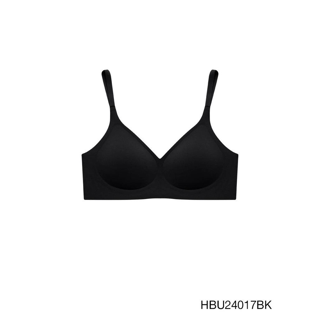 Sabina Habpy Pretty Perfect Level 1 เสื้อชั้นใน ไร้ตะเข็บ ไร้โครง รหัส HBU24017BK - สีดำ